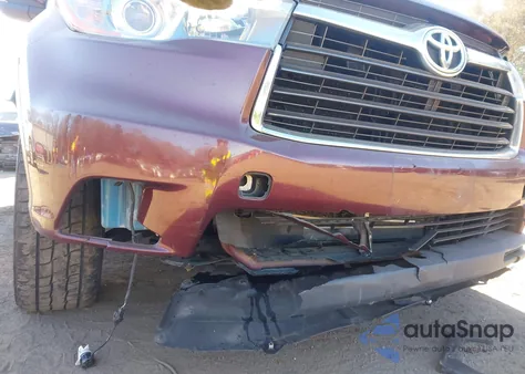 2015 Toyota Highlander Xle V6 from USA, damaged, VIN 5TDJKRFH0FS121584